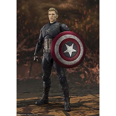TAMASHII NATIONS - Avengers: Endgame - Captain America -Final Battle Edition -, Bandai Spirits S.H. Figuarts Action Figure
