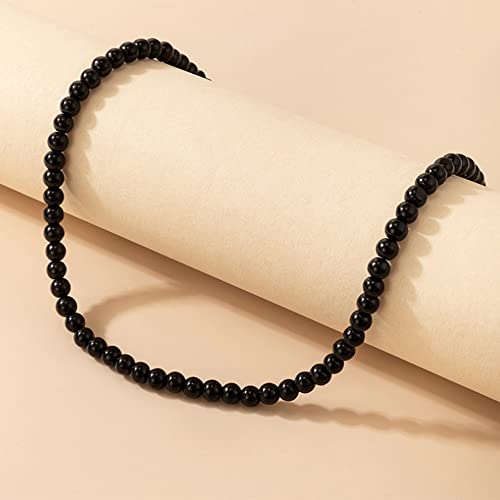 Jwicos Boho Black Beaded Choker Necklace Seed Bead Choker Vintage Collar Necklace For Women And Girls #TOP3