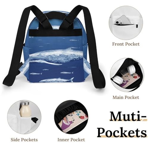 Mochila de natación y bolsa para laptop impermeable de mujer 4