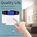 D1D9 24pcs Home Burglar Alarm System Wireless DIY 4G WiFi GSM for Home Security Alarm Systems