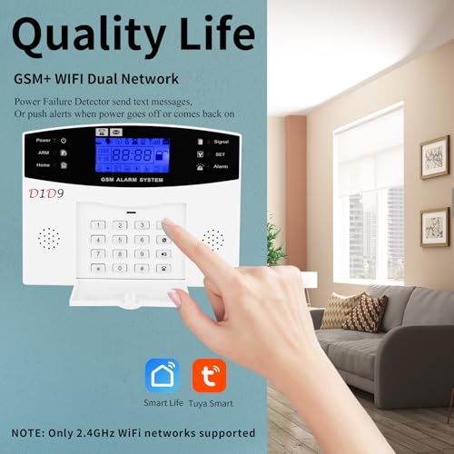 24pcs Home Burglar Alarm System Wireless DIY 4G WiFi GSM for Home Security Alarm Systems - Image 3