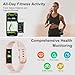 GADIXY Smart Watch,Fitness Tracker Watch 7 Day+ Battery with Heart Rate/Step Counter/Calories/spO2/Sleep Monitor,IP68 Fitness Smart Watches for Women Android&iOS Silver
