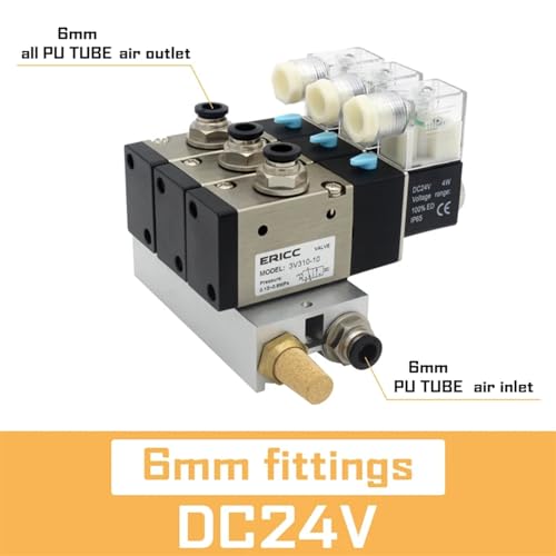 Électrovanne 2 positions 3 ports pour centraliser vos circuits pneumatiques 5 stations DC24V