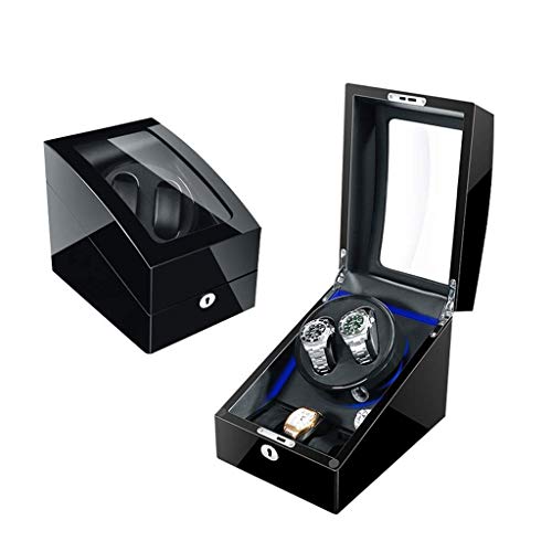 Remontoir montre automatique en bois avec 5 modes de rotation pour homme et femme