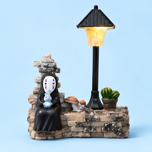 Amallino No Face Lamp Mini Resin Anime Night Light