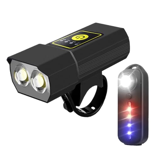 Faro De Bicicleta | Iluminación De Bicicleta De Montaña Super,Lámpara LED USB Equipo Al Aire Libre Seguridad Noche Trabajo Patinete Adultos