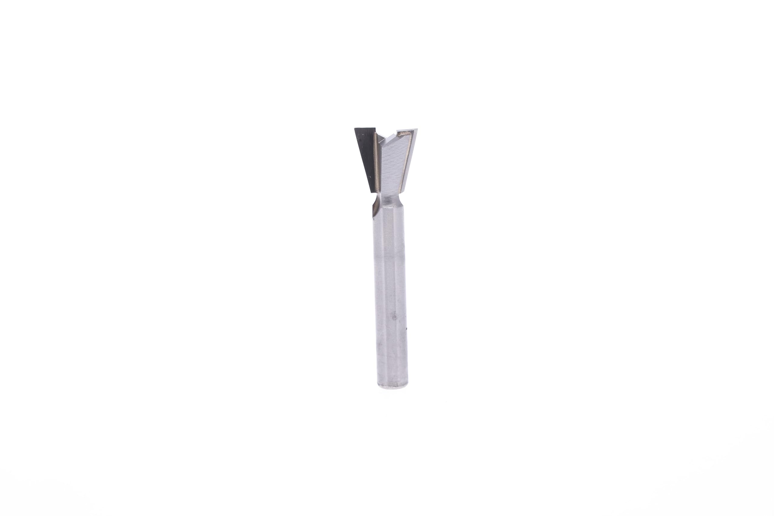 D14-50 CARBIDE-TIP 2 FLUTE DOVETAIL ROUTER BIT 14 DEGREE X 1/2 LG DIA X 1/2" CUT DEPTH X 1/4" SHANK