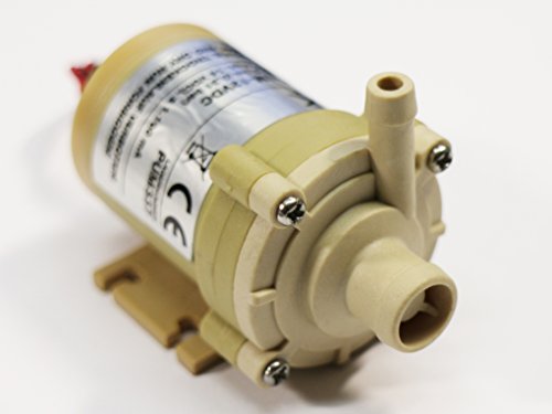 Lebensmittelechte Mini-Kreiselpumpe mit bürstenlosem Gleichstrommotor, Gehäuse:B01VP, 12VDC, 7,2l/min oder 3,1mWs
