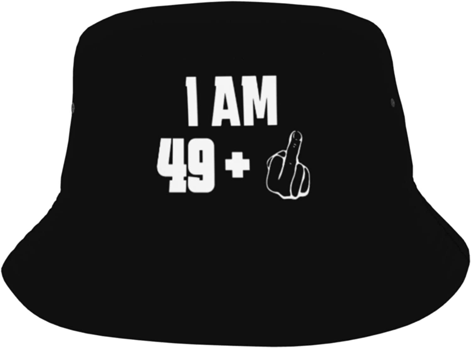Lsjuee Unisex As Pic 50Th Birthday Bucket Caps Men Women Outdoor Leisure Shade Sun Bucket Hat
