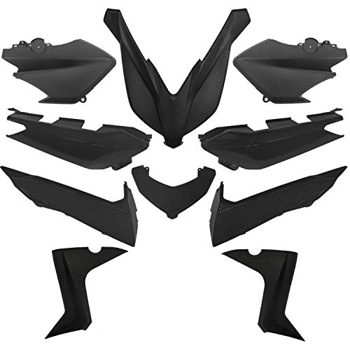 Motodak kit carénage 11 pièces Yamaha x-Max Noir Mat
