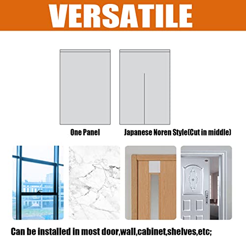 LIVEINU Tropische Blätter Schrankvorhänge für Küche, Kleiderschrank, Badezimmer, Staubdichter Vorhang für Regale, Wandpaneele, hängende Tür, Japanische Noren, Klettband Selbstklebend 80x140cm Stil 17