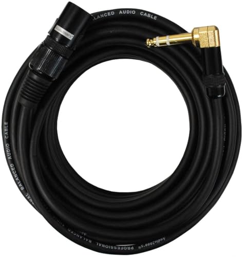 audio2000 's C�V���[�Y1 / 4 " TRS�E�p�xto XLR�I�X�P�[�u�� 50 Feet