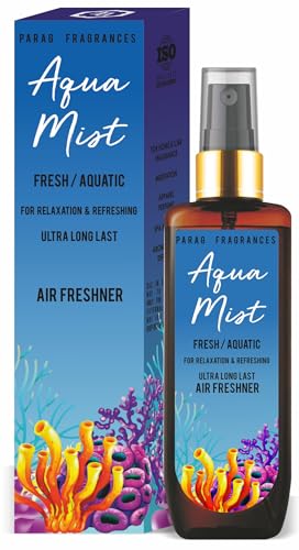 Image of Parag fragrances Natural Room Perfume Spray /Air Freshener (Long Lasting And Made With Natural Essential Oils) 100Ml (Aqua Mist)