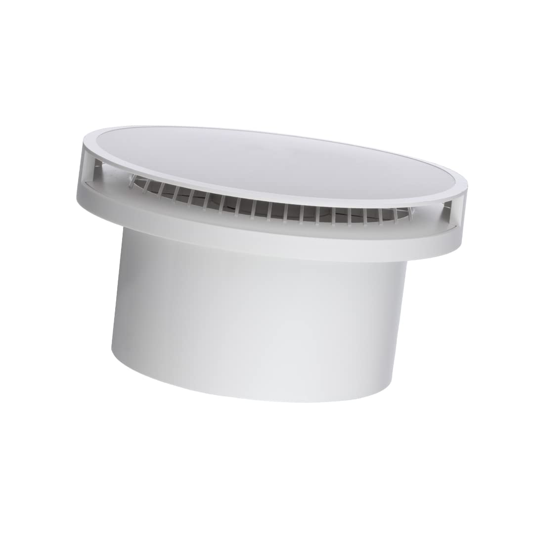 EUROPLAST Ø 150mm Extractor de Baño con Temporizador y Sensor de Humedad - Extractor de Aire Silencioso Blanco - Ventilador de Pared para Cocina, Garaje, WC