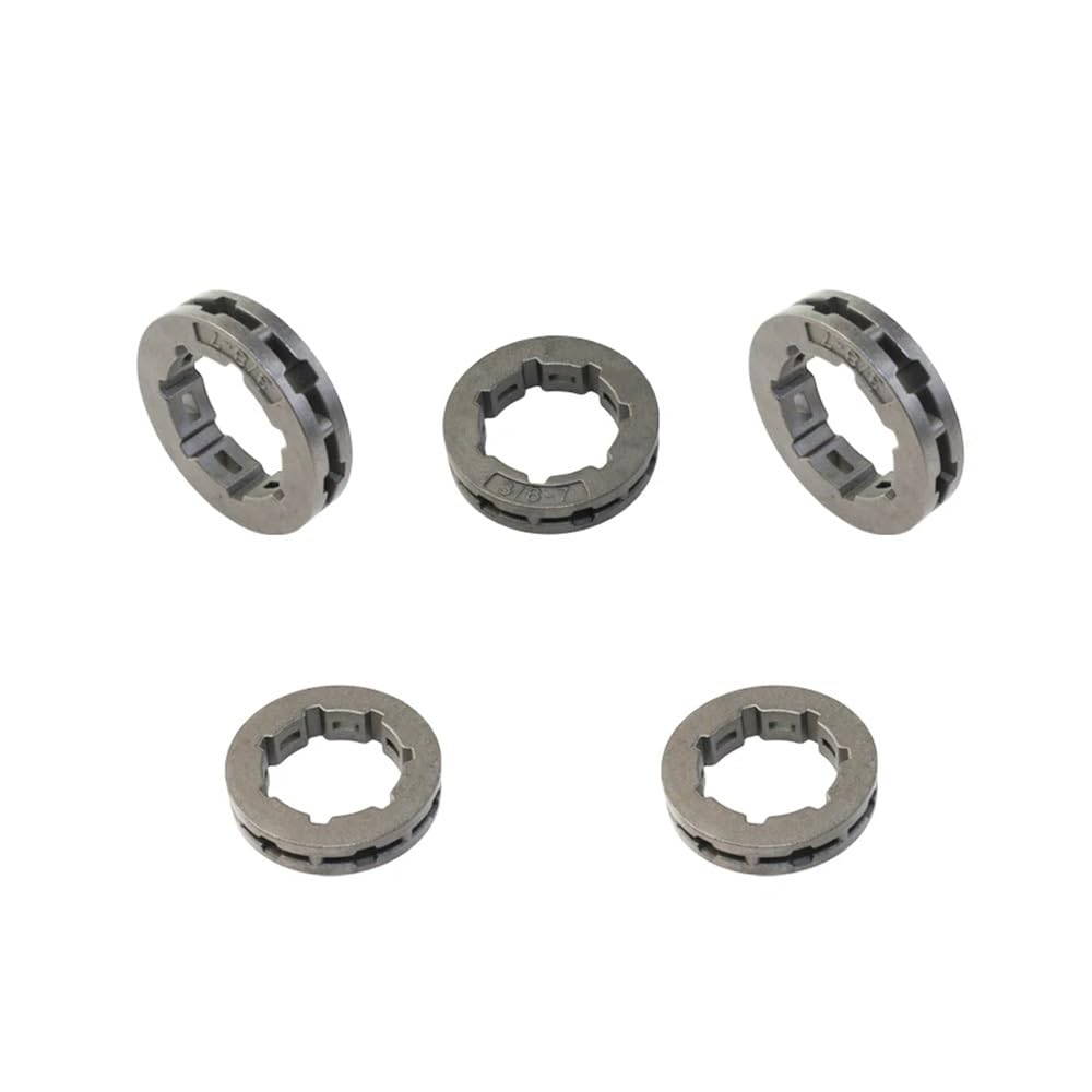Piñón de 3/8" 7T evita saltos de cadena en motosierras 65 EV y CS71