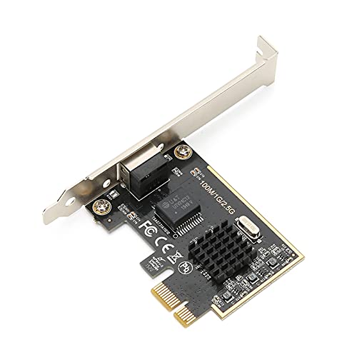 Tarjeta de red Gigabit para RTL8125, 2.5G, PCIE a Ethernet 2500Mbps con puerto RJ45 para computadora de escritorio, modo half duplex miniatura 2