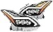 AlphaRex 08-13 Infiniti G37 NOVA LED Projector Headlights Plank Style Design Matte Black