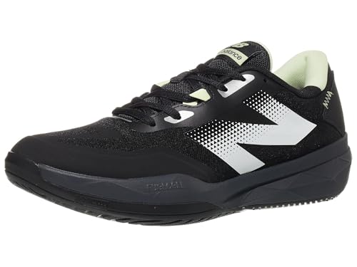 New Balance Men's FuelCell 796 V4 Tennis Shoe, Black/Silver, 11