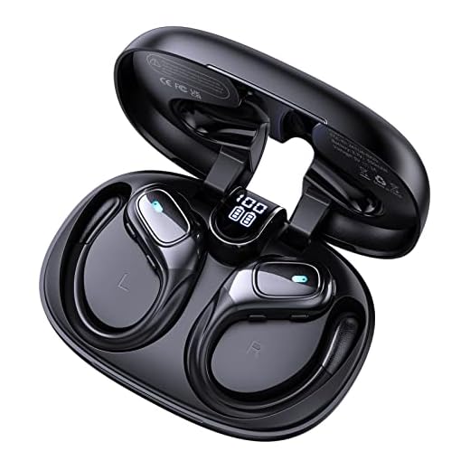 Wireless Earbuds,True Wireless Bluetooth 5.3 Earbuds,75H Playtime IPX7 Waterproof Headphones with LED Digital Display & CVC 8.0 Noise Cancelling Mic in-Ear Earphone for iPhone Android