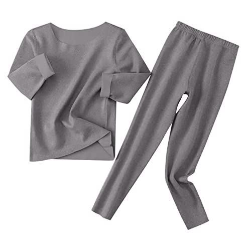 Girls Boys Fleece P𝗝s 2 Pack Pa𝗷amas Set Kids Long Sleeve Tops Pants Soft Loun𝗴e N𝐢ghtwear Comfy Slee𝗽wear Toddler
