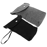 WATIIFUFU 2 Stück Wickeltaschen mit Wetbag Kompakte Aufbewahrungstasche für Stoffwindeln Reise Organizer für Babys und Kleinkinder