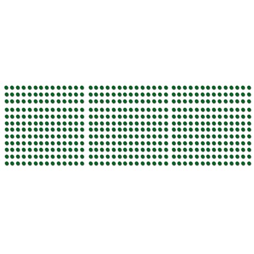 Image of Comet Busters Round Velvet Bindi for Women (BF-1) (Green-2mm) (Pack of 10)