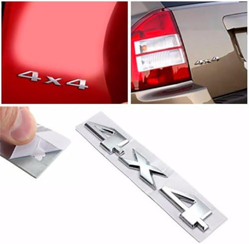Image of Chrome 4X4 Auto Car Logo Decal Emblem Sticker for Dodge Ford Truck for Jeep Grand Cherokee Wrangler Compass Exterior Accessories