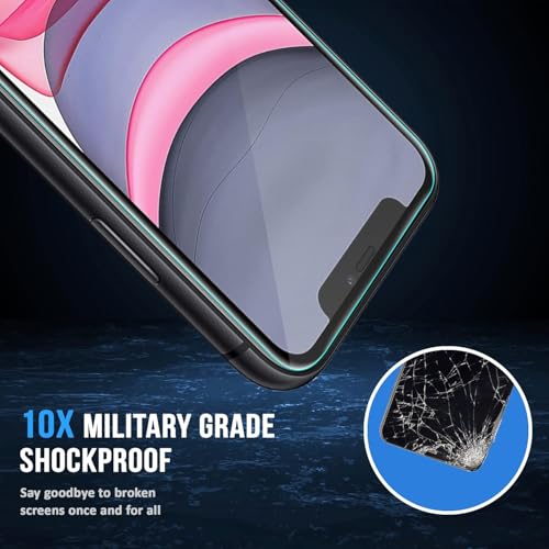 Image of Edge To Edge Screen Protector Tempered Glass for iPhone 11 / iPhone XR Edge To Edge Coverage With Easy Self-Installation Kit