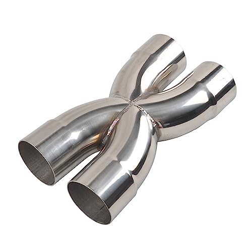 Universal 3-Inch T304 Stainless Steel Exhaust X-Pipe