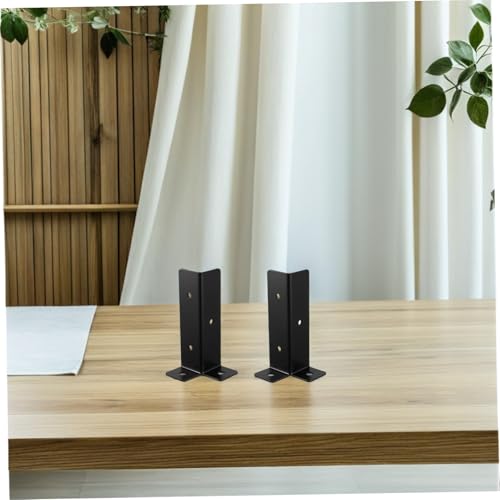 Soporte de base para postes de valla kit de hierro para pérgolas y terrazas de madera exterior 5