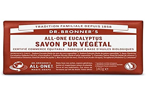 Pain de savon eucalyptus Dr Bronner's 140 g