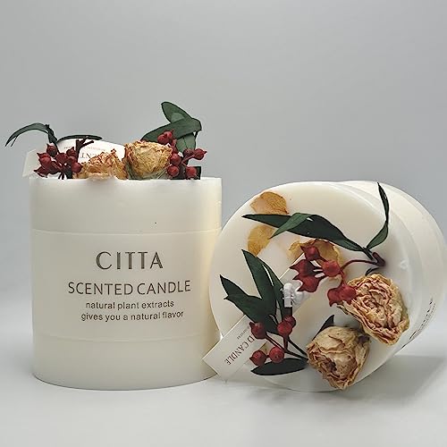 Scented Candles | Soy Wax Candles 300g | Decorative Candles |Candle Gifts for Women|Candle Gifts (Rose Peach)