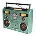 Studebaker Sound Station Portable Stereo Boombox with Bluetooth/CD/AM-FM Radio/Cassette Recorder (Teal)