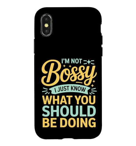 I'm Not Bossy I Just Know What You Be Doing �X�}�z�P�[�X iPhone X/XS �p