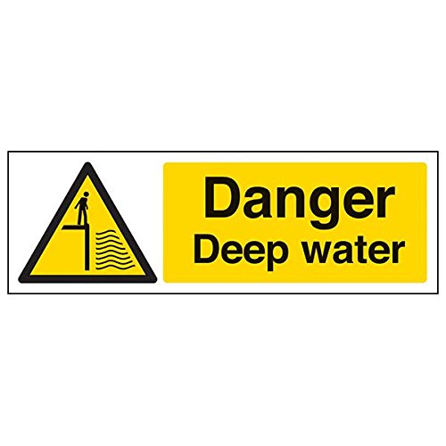 Vsafety warning Safety Sign danger Drop, 2 mm, in plastica