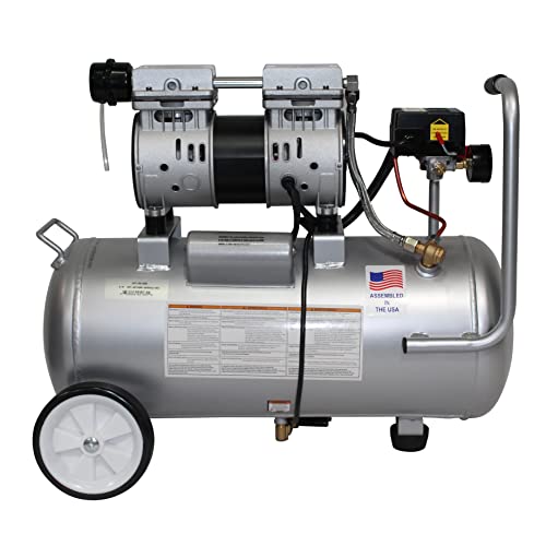 California Air Tools 8010AD 1.0 HP Ultra Quiet and Oil-Free Air Compressor, 8 Gallon Steel Tank, Lightweight with Wheels, 60 dBA Noise Level, with Automatic Drain Valve - Image 5
