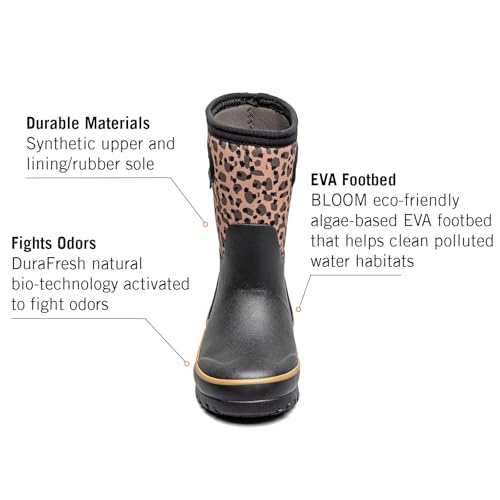 Image of BOGS Grasp Kids Waterproof Rain Boots, Insulated Winter Snow Boots