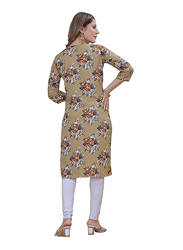 Image of PRAZVIKA Women's Multicolor Exclusive Crepe Kurta||Pack of 2 Kurta||Kurta for Women