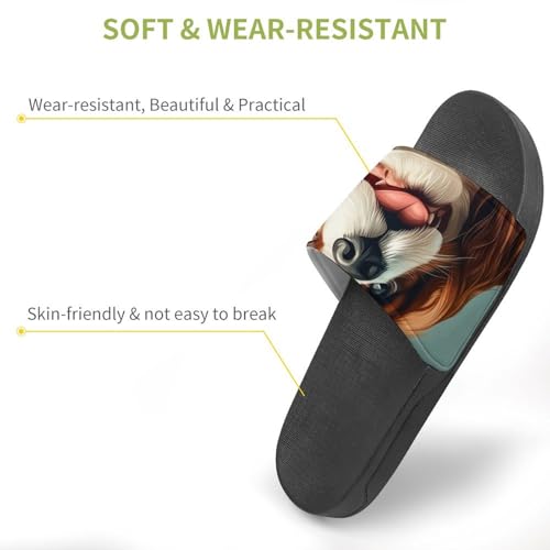 Cute Cavalier King Charles Span PVC Slippers Sandals for Women Men Open Toe Soft Cushioned Non-Slip Sandal for Indoor Outdoor3