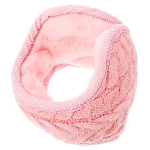 Winter Earmuffs - Soft Plush Ear Covers for Babies and - Warm Fleece Ear Warmers in Pink, Pink, 14x13x8cm