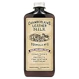 Leather Milk Leather Boot & Shoe Conditioner and Cleaner - No. 6 - All-Natural, Non-Toxic Shoe Care Cream Made in The USA. 2 Sizes. Includes Polishing Applicator Pad!