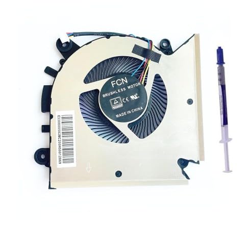 High- Quality Replacement Internal CPU Cooling Fan for MSI GF63 MS-16R1 MS-16R2 GF65 GF66 GF76 Pulse GL76 MS-17L1 (BIG SIZE).-image-43