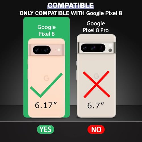 Image of TheGiftKart Ultra-Hybrid Crystal Clear Back Case Cover for Google Pixel 8 | Shockproof Design | Hard Back Cover for Google Pixel 8 (PC & TPU, Magsafe Compatible, Clear)