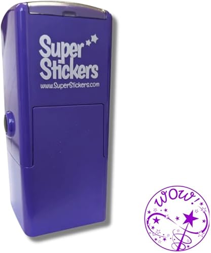 Superstickers - Sello educativo autoentintable para maestro, diseño de varita Wo