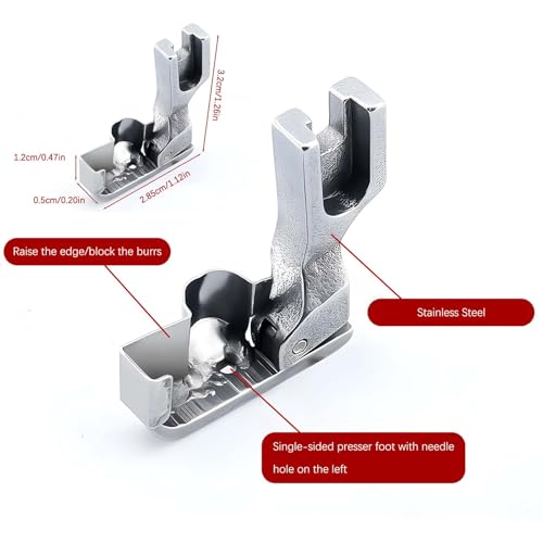 Prensatela para piel Tizee P36LN para máquina de coser miniatura 5