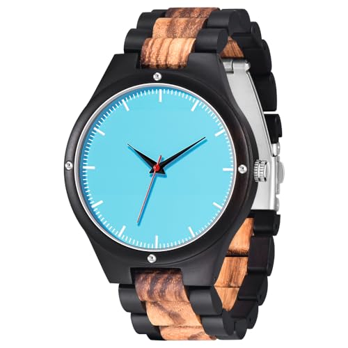 Montre en bois pour femme naturelle au style bohème chic pour vos sorties d'été