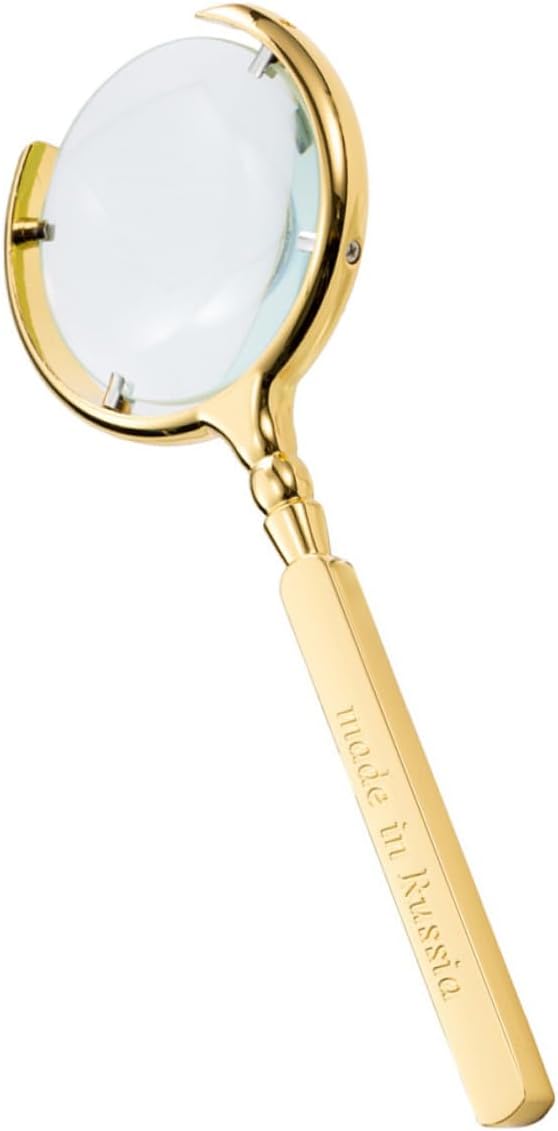 8X Handheld Magnifier Lightweight Metal Optical Lens for Reading Office image 5