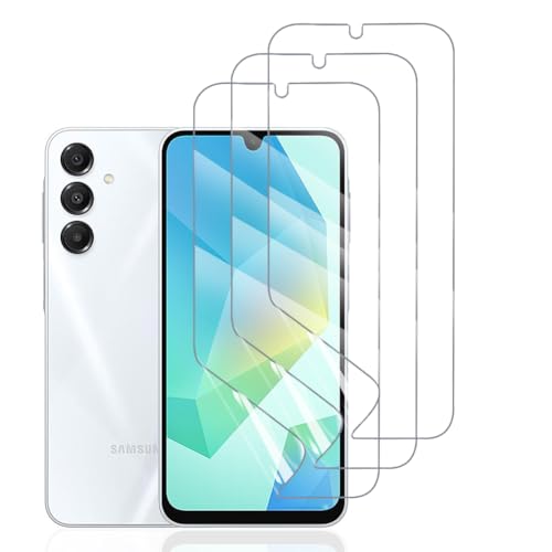Hhfcryst Lot de 3 films hydrogel pour Samsug Galaxy A16 4G/5G - En TPU souple - Transparent -...