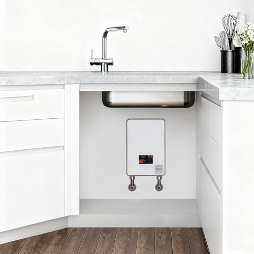 Chauffe-eau instantané 6500W 220V avec affichage LED et kit douche