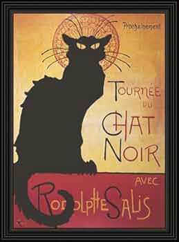 Tournee du Chat Noir 刺繍 額装 Tournee du Chat Noir 刺繍 額装 - メルカリ